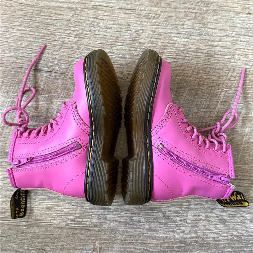Baby Dr. Martens 1460 Pink Combat Boots Size 7